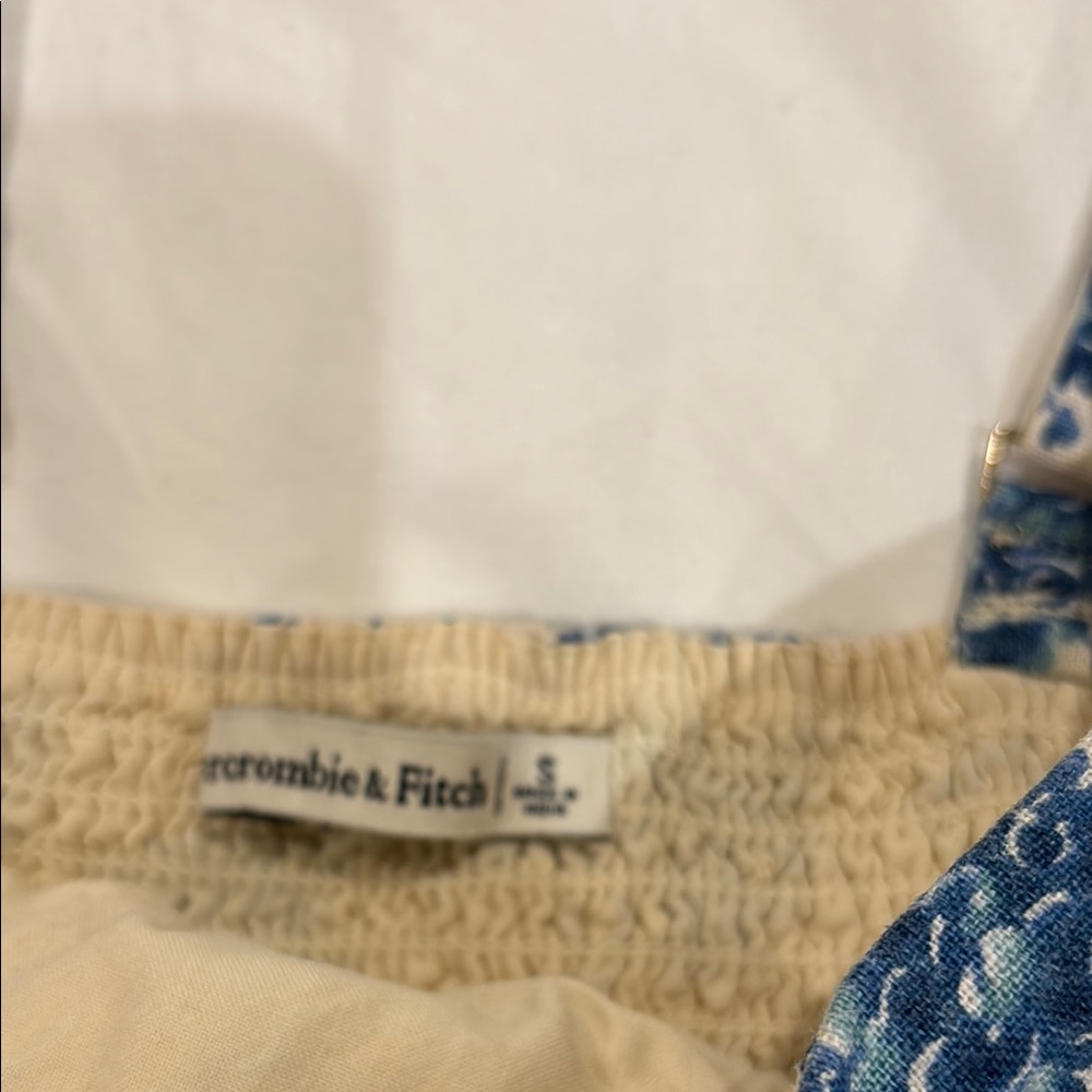 Abercrombie & Fitch Scarlett Blue Floral Top and Skort set - Picture 4 of 5